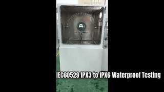 Camera di prova impermeabile completa da IPX3 a IPX6