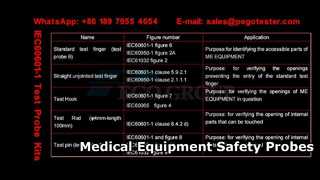 Sicurezza delle apparecchiature mediche dei kit sonde per test IEC60601