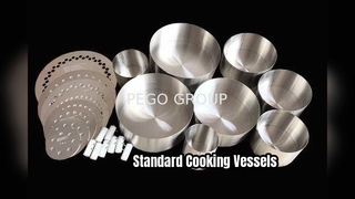 Recipienti di prova standard EN60350-2, IEC60035-2-6, IEC60035-2-9