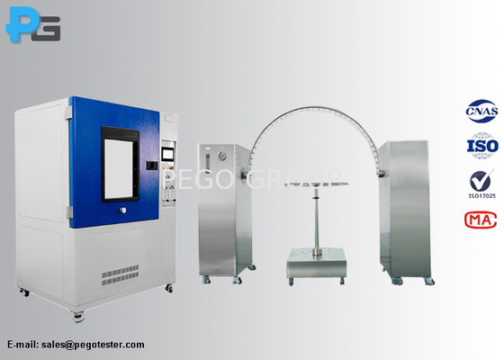 IEC 62196-1 Macchina di prova dell'impermeabilità dei tubi oscillanti per veicoli elettrici IPX3 e IPX4