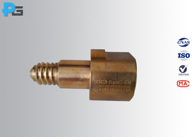 Calibro durevole E14, certificazione del cappuccio della lampada del calibro di spina del filo CNAS
