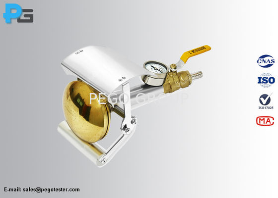 Diametro del foro 0,5 mm Baffle in alluminio IPX3/IPX4 Prova di protezione contro l'ingresso ugello di spruzzo portatile IEC60529 Clausola 14.2.3/14.2.4