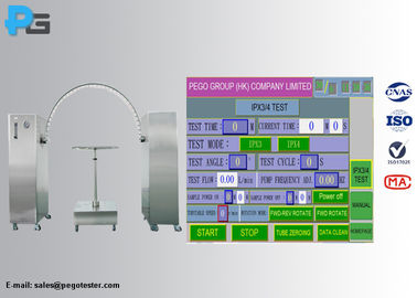 Attrezzatura di prova impermeabile dell'ambiente di IP03 IP04 R200 - metropolitana d'oscillazione R1600 selezionabile