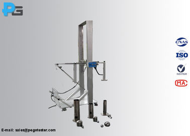 Apparecchiatura verticale 2 della prova di urto del pendolo in 1 AC220V/50Hz IEC62262 IK07 a IK10